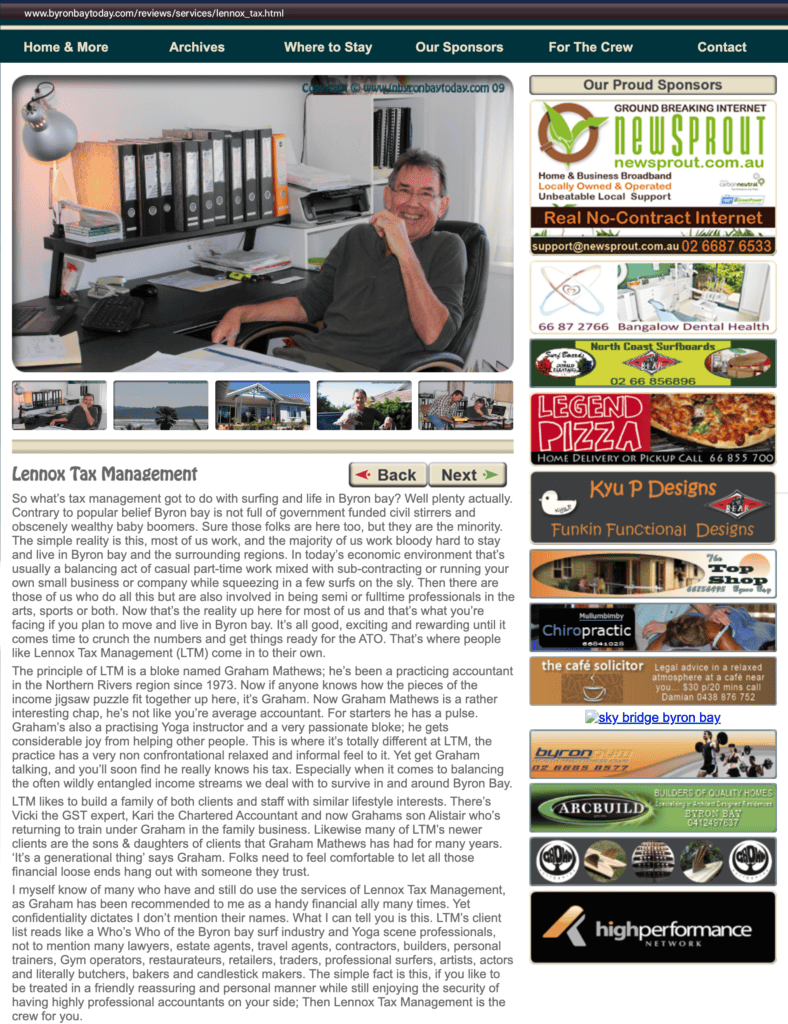 media lennox tax management